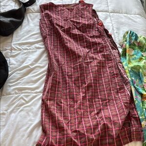 👉Plaid Red 90’s vintage Dress so cute!